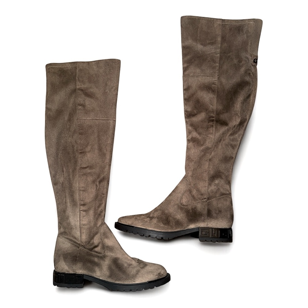 Guess‎ Women's Raniele Brown Faux Suede Over The Knee Boots
Size 10